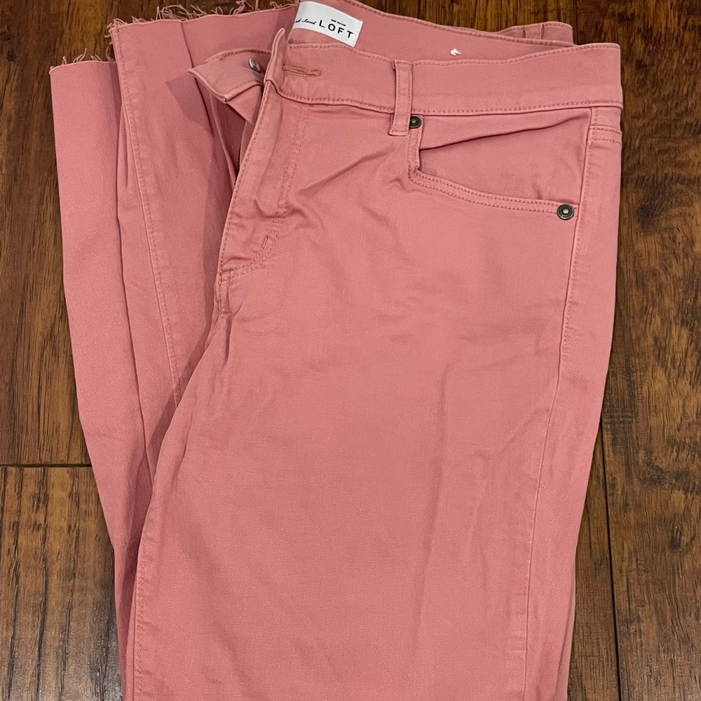 Loft Mauve Skinny Jeans
